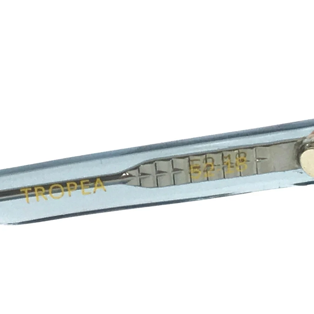 Alfred Kerbs Eyeglasses Frames TROPEA BL Clear Transparent Blue Gold 52-18-135